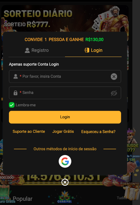 Aplicativo móvel 712BET